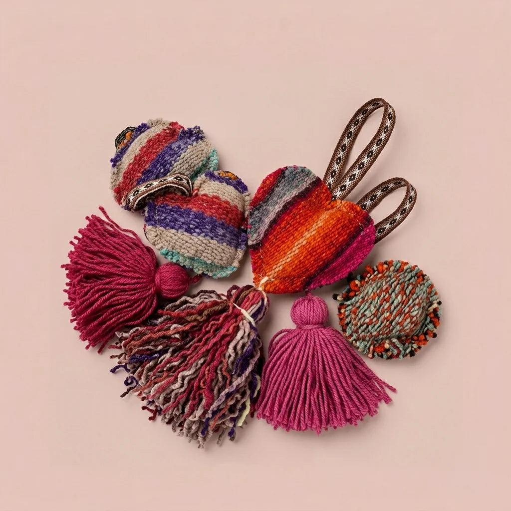 Complemento Artesanía Accesorio corazón peruano
